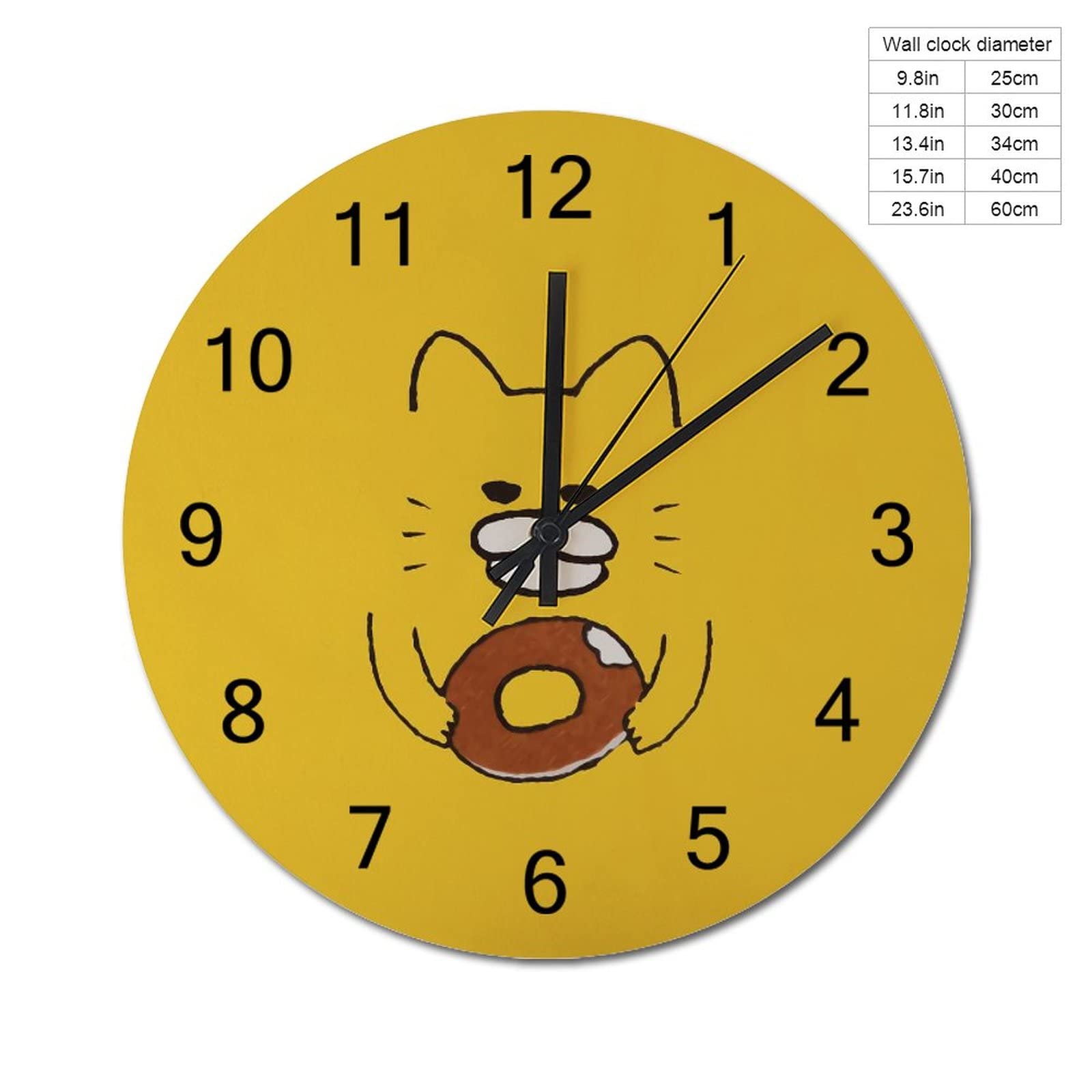 Amazon.co.jp: ノラネコぐんだん 木製 掛け時計 シンプル ホーム 飾る